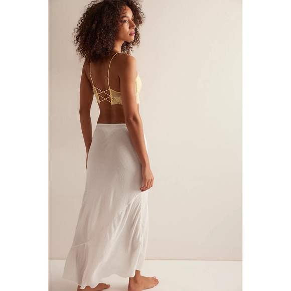 NWT Intimately FREE PEOPLE Sweet On You Bias Half Slip Skirt Sz S Boho Festival - Picture 4 of 13